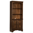  Coaster Furniture Hartshill 881286 78-inch 3-shelf Cabinet Bookcase - Burnished Oak IMAGE 1