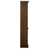  Coaster Furniture Hartshill 881286 78-inch 3-shelf Cabinet Bookcase - Burnished Oak IMAGE 7