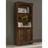  Coaster Furniture Hartshill 881286 78-inch 3-shelf Cabinet Bookcase - Burnished Oak IMAGE 8