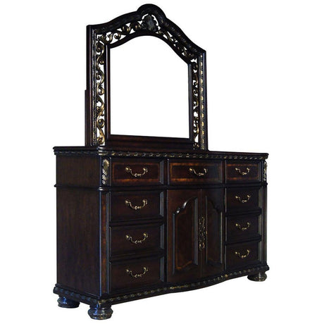  Steve Silver Furniture Monte Carlo RE163SS-DRMR Dresser and Mirror Set IMAGE 2