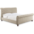  Steve Silver Furniture Swanson SS100KBEDS King Platform Bed - Sand IMAGE 1