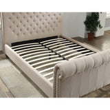  Steve Silver Furniture Swanson SS100QBEDS Queen Platform Bed - Sand IMAGE 2