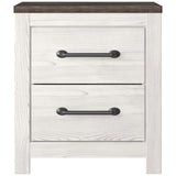 Signature Design by Ashley Gerridan B1190-92 Two Drawer Night Stand IMAGE 2