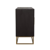  Coaster Furniture Zara 953466 2-door 57" Wood Accent Storage Cabinet - Black Walnut IMAGE 5