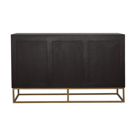  Coaster Furniture Zara 953466 2-door 57" Wood Accent Storage Cabinet - Black Walnut IMAGE 6