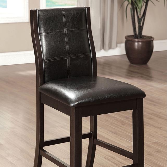  Furniture of America Townsend CM3339DK-PC-2PK Counter Height Chair IMAGE 1