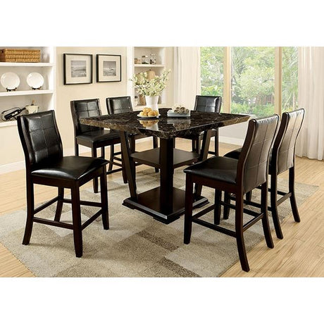  Furniture of America Townsend CM3339DK-PC-2PK Counter Height Chair IMAGE 3