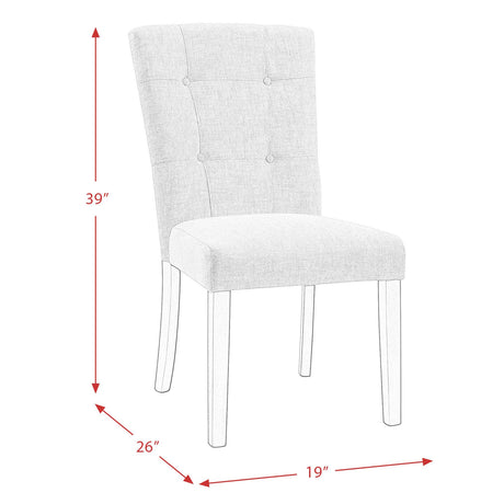  Elements International Lexi CLX100TFSC Upholstered Chair IMAGE 13