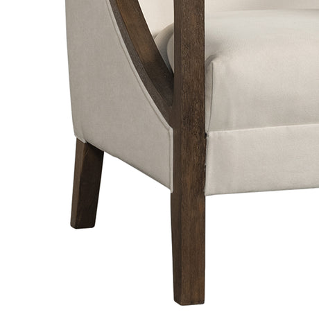  Elements International Hopkins UHK525101E Accent Chair - Natural/Espresso IMAGE 9