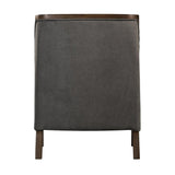  Elements International Hopkins UHK526101E Accent Chair - Charcoal/Espresso IMAGE 4