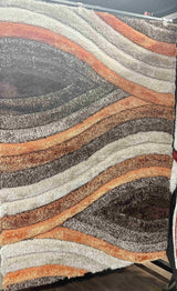 4D SHAGGY Rug Design 6496