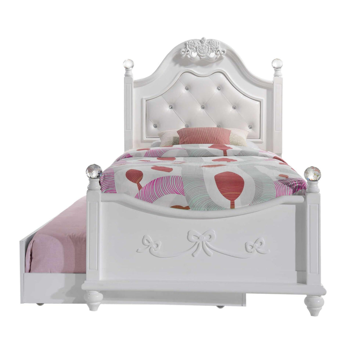  Elements International Alana AN700TTB Twin Platform Bed w/ Storage Trundle IMAGE 1