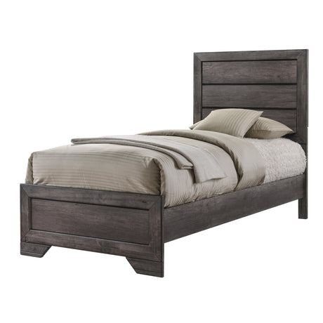  Elements International Nathan NH100TB Youth Twin Panel Bed IMAGE 2