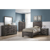  Elements International Nathan NH100TB Youth Twin Panel Bed IMAGE 4