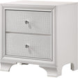  Crown Mark Lyssa B4310-2 Nightstand - Frost IMAGE 1