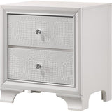  Crown Mark Lyssa B4310-2 Nightstand - Frost IMAGE 1