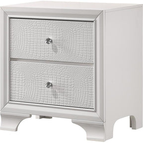  Crown Mark Lyssa B4310-2 Nightstand - Frost IMAGE 1