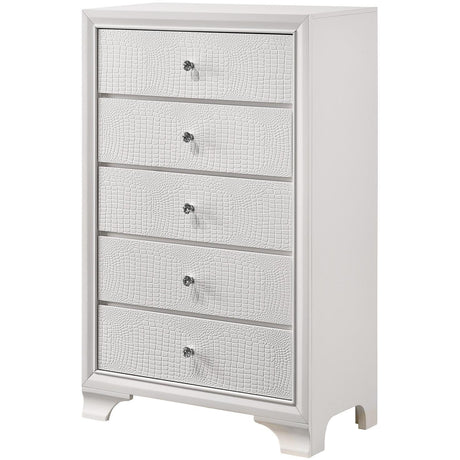  Crown Mark Lyssa B4310-4 Chest - Frost IMAGE 1