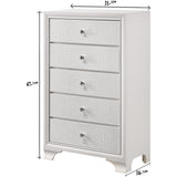  Crown Mark Lyssa B4310-4 Chest - Frost IMAGE 3