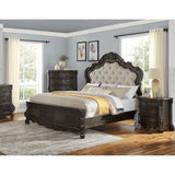  Steve Silver Furniture Rhapsody RH900 King Panel Bed - Molasses IMAGE 5