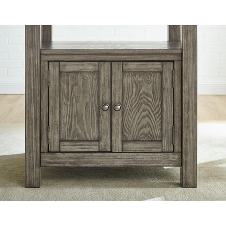  Steve Silver Furniture Grayson GS640 60-inch White Marble Counter Storage Table IMAGE 4