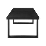  Steve Silver Furniture Yves YS500 95" Dining Table with 18" Leaf - Rubbed Charcoal IMAGE 3