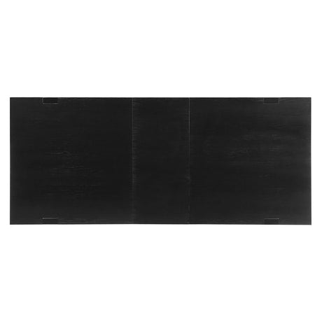  Steve Silver Furniture Yves YS500 95" Dining Table with 18" Leaf - Rubbed Charcoal IMAGE 4