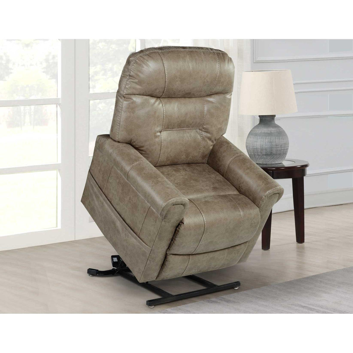  Steve Silver Furniture Ottawa TT850C Power Lift Chair with Heat and Massage - Camel IMAGE 8