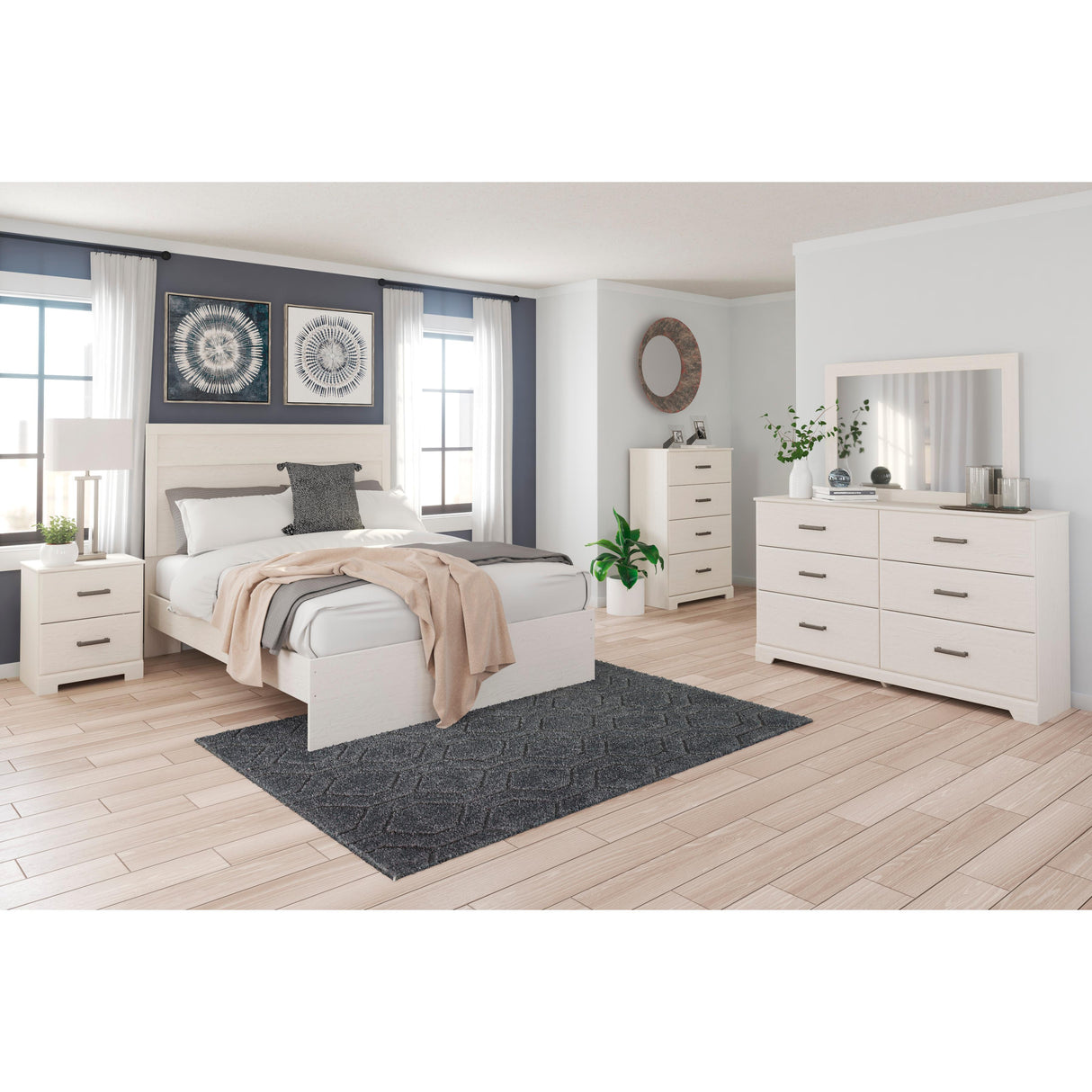  Signature Design by Ashley Stelsie B2588-92 Two Drawer Night Stand IMAGE 6
