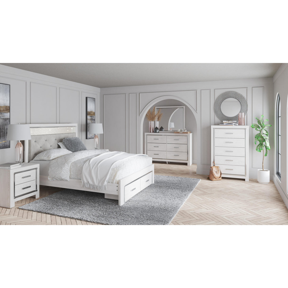  Signature Design by Ashley Altyra B2640-92 Two Drawer Night Stand IMAGE 9
