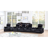  Coaster Furniture Cyrus 600001-S5B 7 pc Home Theater Seating IMAGE 12
