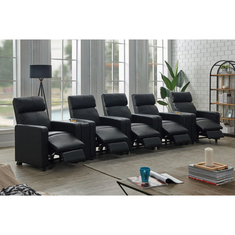  Coaster Furniture Toohey 600181-S5B 7 pc Home Theater Seating IMAGE 2