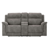  Signature Design by Ashley Next-Gen DuraPella 5930118 Power Reclining Loveseat with Console and Adjustable Headrest IMAGE 3