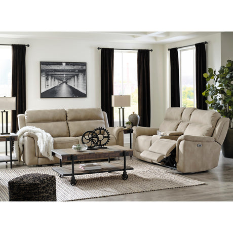  Signature Design by Ashley Next-Gen DuraPella 5930218 Power Reclining Loveseat with Console and Adjustable Headrest IMAGE 14