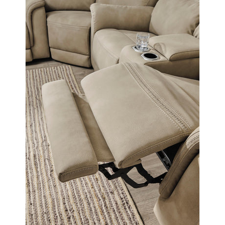  Signature Design by Ashley Next-Gen DuraPella 5930218 Power Reclining Loveseat with Console and Adjustable Headrest IMAGE 7