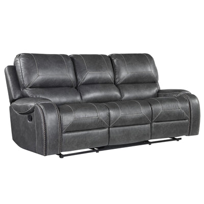  Steve Silver Furniture Keily KE800SG Reclining Sofa w/Drop-Down Table - Dove Grey IMAGE 1