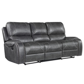  Steve Silver Furniture Keily KE800SG Reclining Sofa w/Drop-Down Table - Dove Grey IMAGE 1