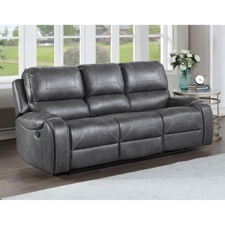 Steve Silver Furniture Keily KE800SG Reclining Sofa w/Drop-Down Table - Dove Grey IMAGE 10