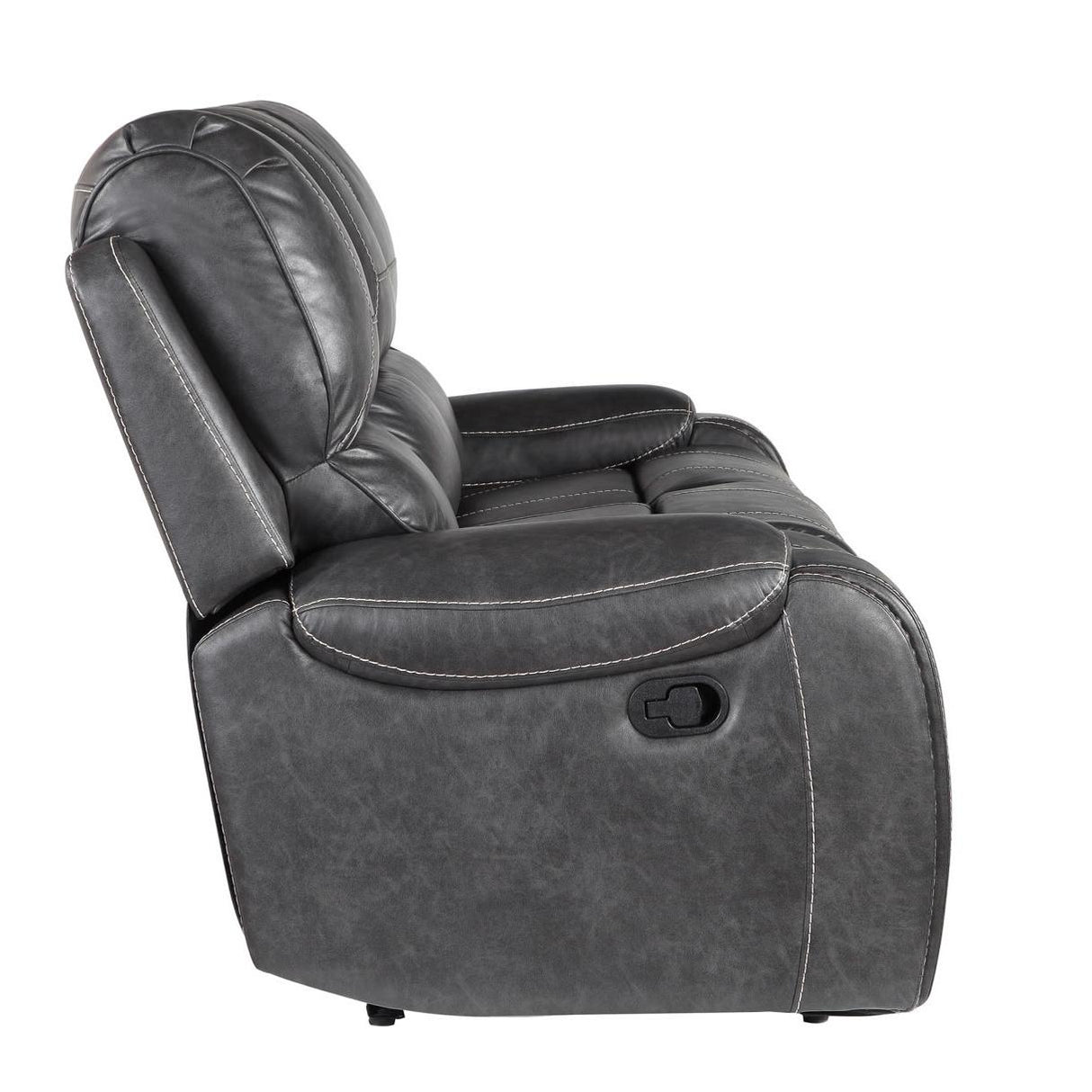  Steve Silver Furniture Keily KE800SG Reclining Sofa w/Drop-Down Table - Dove Grey IMAGE 5