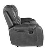  Steve Silver Furniture Keily KE800SG Reclining Sofa w/Drop-Down Table - Dove Grey IMAGE 5