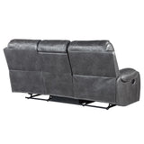  Steve Silver Furniture Keily KE800SG Reclining Sofa w/Drop-Down Table - Dove Grey IMAGE 7