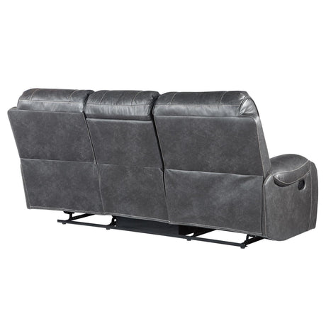  Steve Silver Furniture Keily KE800SG Reclining Sofa w/Drop-Down Table - Dove Grey IMAGE 7