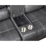  Steve Silver Furniture Keily KE800CLG Glider Reclining Loveseat - Dove Grey IMAGE 7