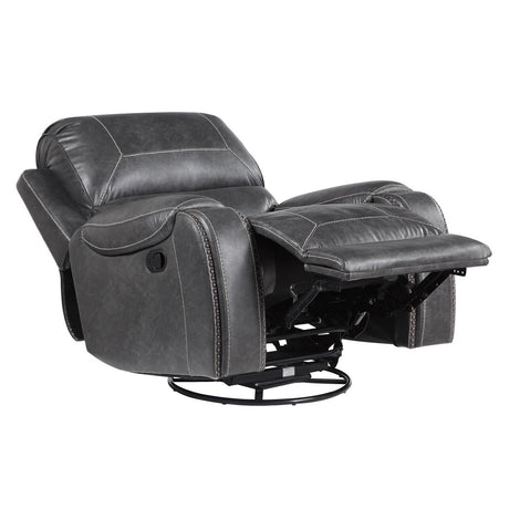  Steve Silver Furniture Keily KE800CG Swivel Glider Recliner - Dove Grey IMAGE 2