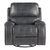  Steve Silver Furniture Keily KE800CG Swivel Glider Recliner - Dove Grey IMAGE 3