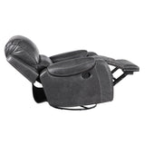  Steve Silver Furniture Keily KE800CG Swivel Glider Recliner - Dove Grey IMAGE 6