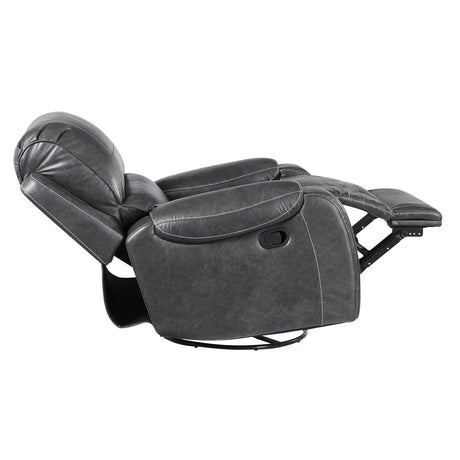  Steve Silver Furniture Keily KE800CG Swivel Glider Recliner - Dove Grey IMAGE 6