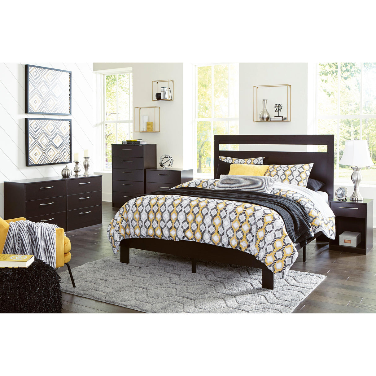  Signature Design by Ashley Finch EB3392-191 One Drawer Night Stand IMAGE 7