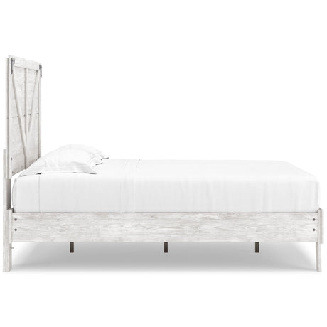  Signature Design by Ashley Shawburn EB4121B2 Full Crossbuck Panel Platform Bed IMAGE 3