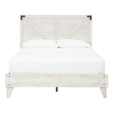  Signature Design by Ashley Shawburn EB4121B1 Queen Crossbuck Panel Platform Bed IMAGE 2